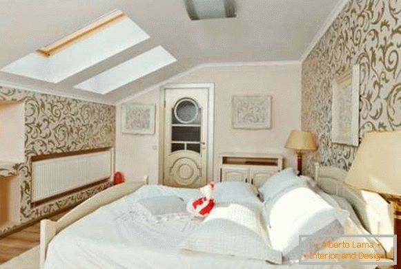 спална соба за внатрешен дизајн, фото 40