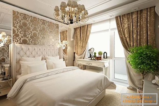спална соба дизајн во класичен стил
