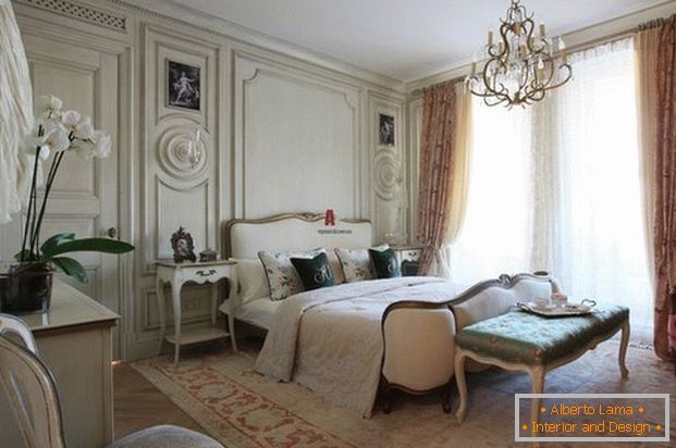 француски стил во спалната соба