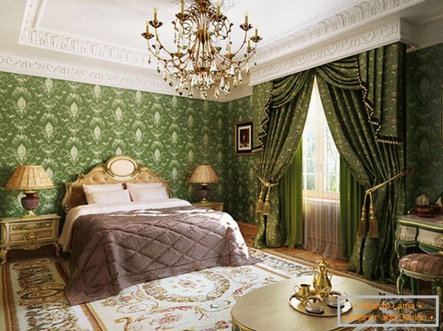 дизајн на спална соба во англиски стил