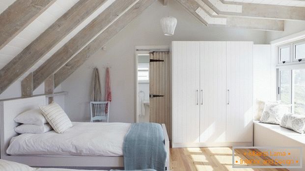 Скандинавски стил во спалната соба