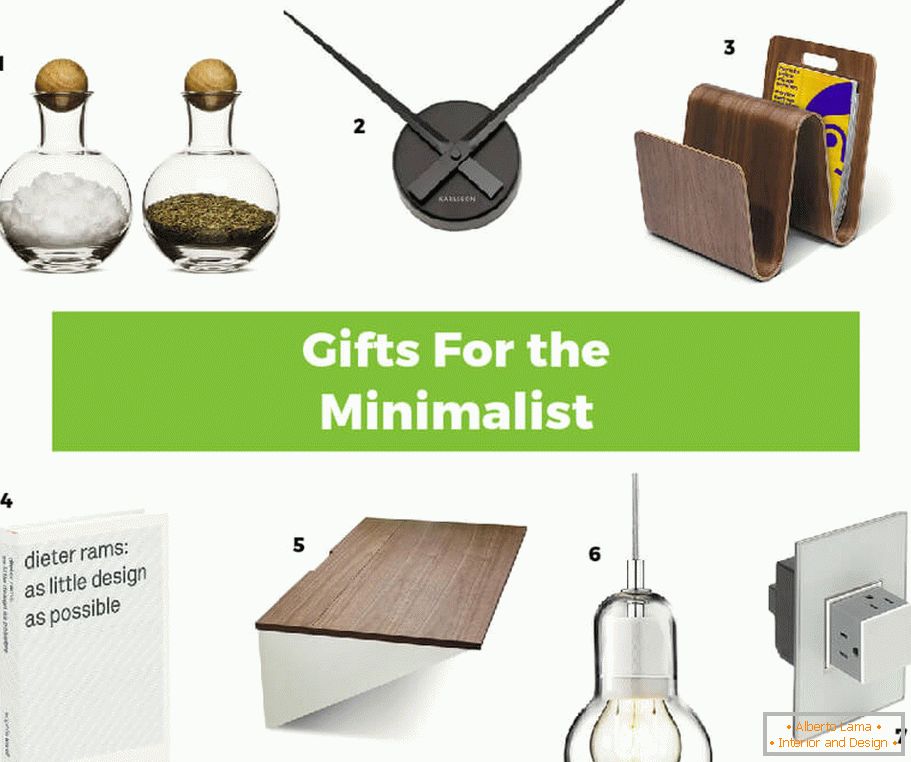 Интересни идеи за подароци во стилот на минимализмот