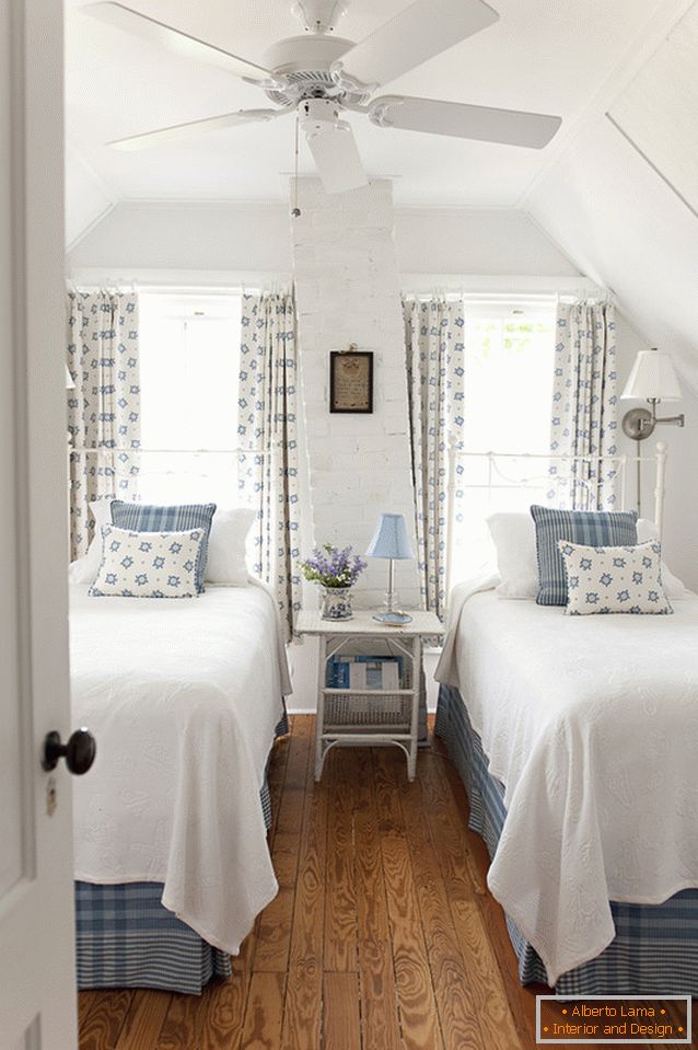 Спална соба во морски стил