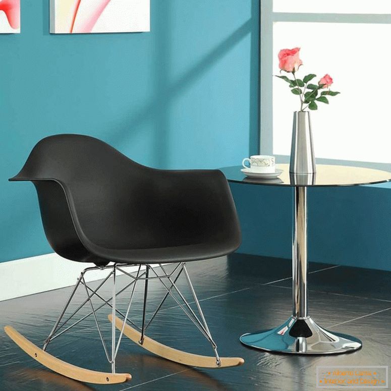 Лулање стол во внатрешноста - 115 фотографии на новини