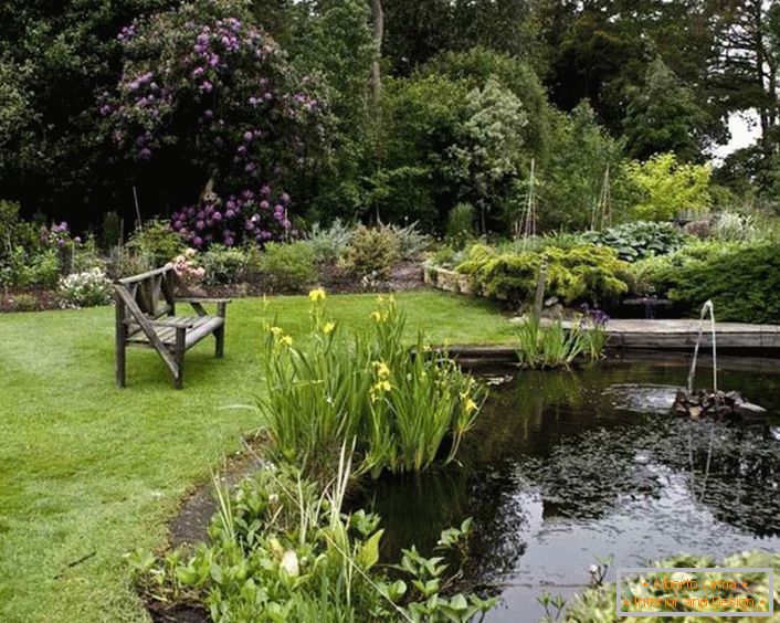 Уредување дизајн на градината во пријатна земја стил (52 слики)