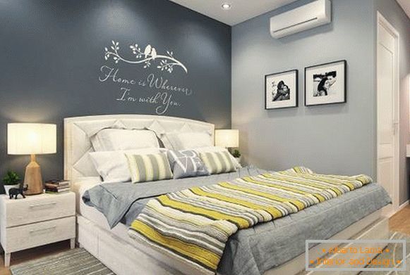 Модерен бои на позадина за една спална соба 2015 2016