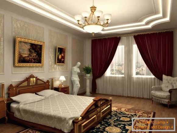 класични лустери за спална соба, фото 19