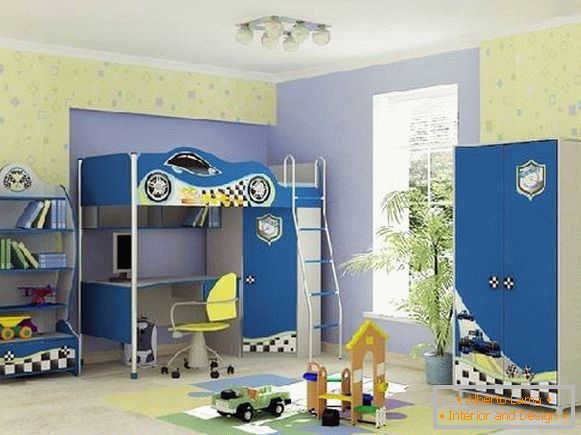 бел мебел за детска соба за момче, фото 5