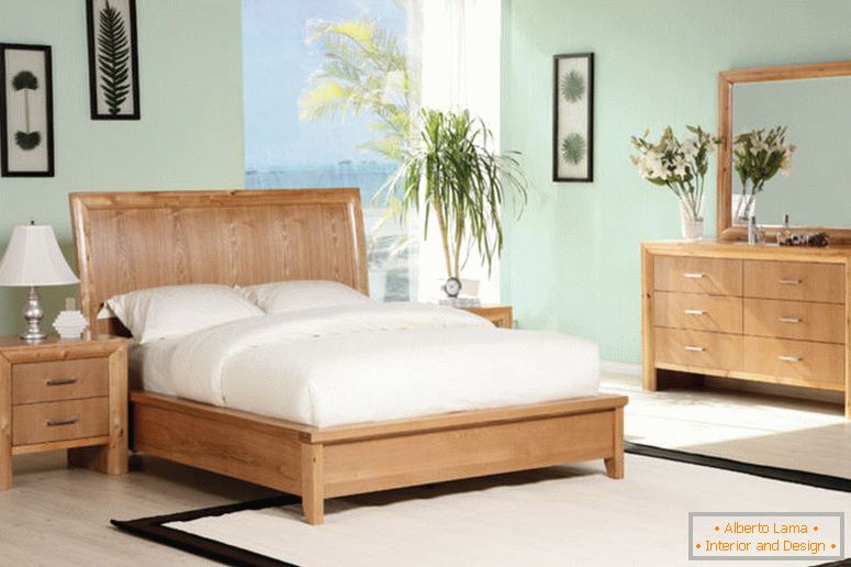 Зен-стил-спална соба-мебел