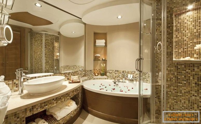 Мозаик за бања - 100 слики од идеи како да декорирате бања