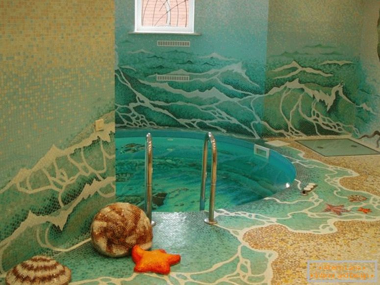 Мозаик за бања - 100 слики од идеи како да декорирате бања