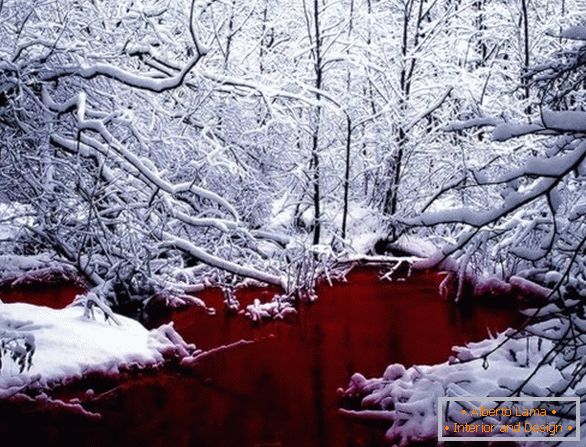 Црвено езеро во Канада