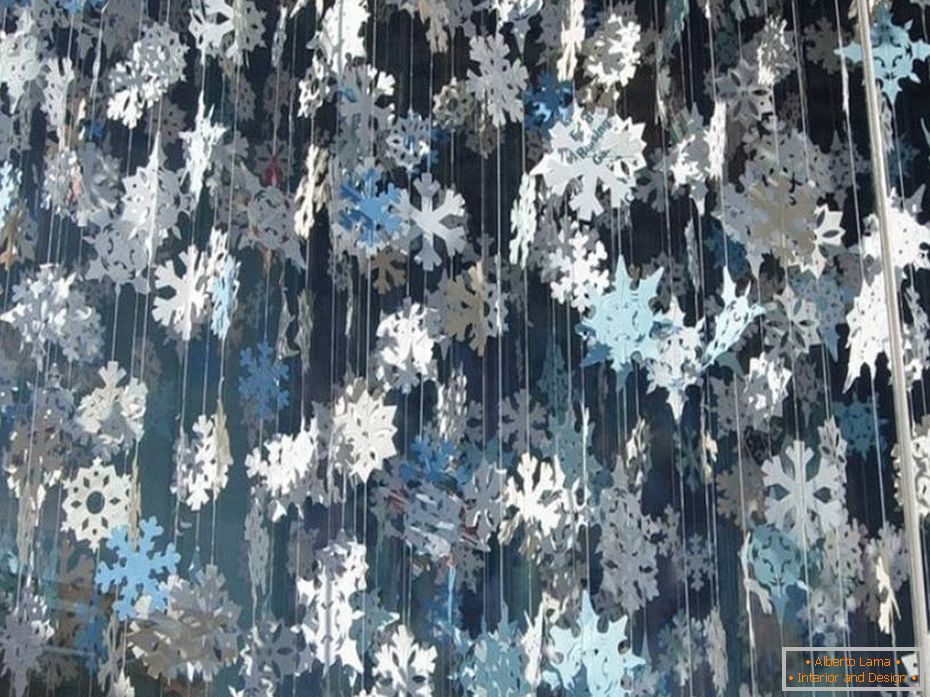 Завеса на снегулки