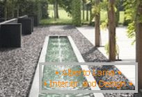 Уредување на модерна градина с бассейном