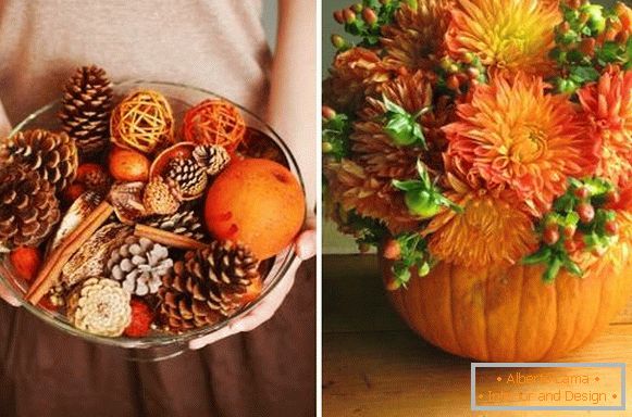 Прекрасен декор на есенските материјали