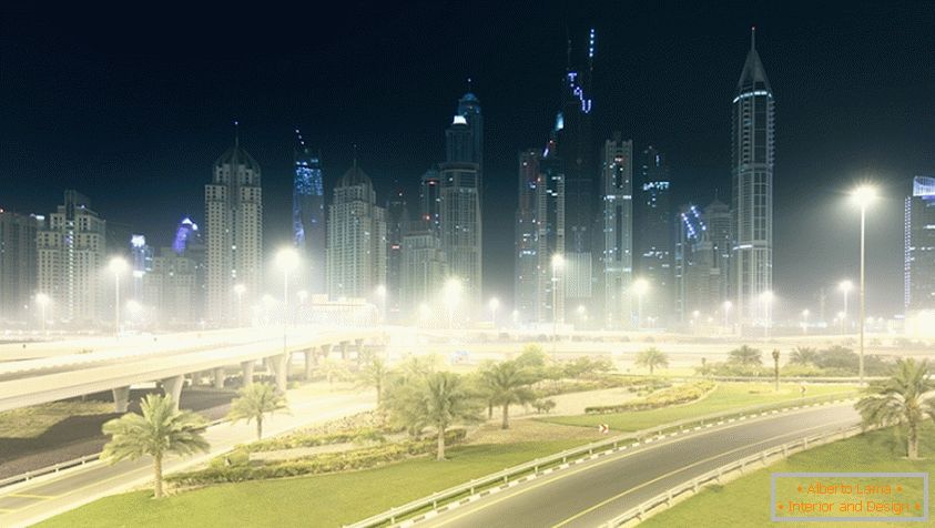 Дубаи ноќе