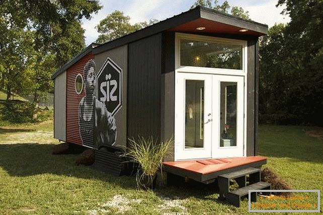 Внатрешен дизајн на мала куќа: слика, Атланта
