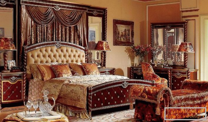 Благороден стил на Империјата во нејзината најсјајна манифестација во спалната соба на француското семејство.