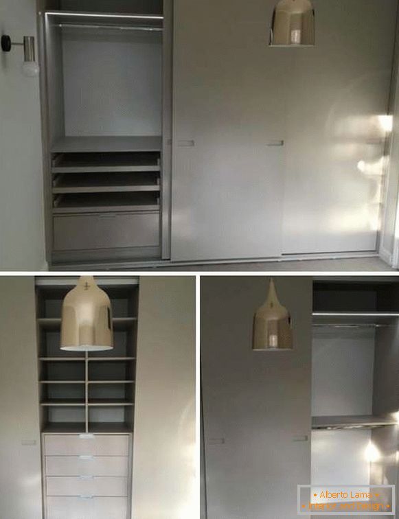 Вградени гардероби за кујна за спал - слика одвнатре