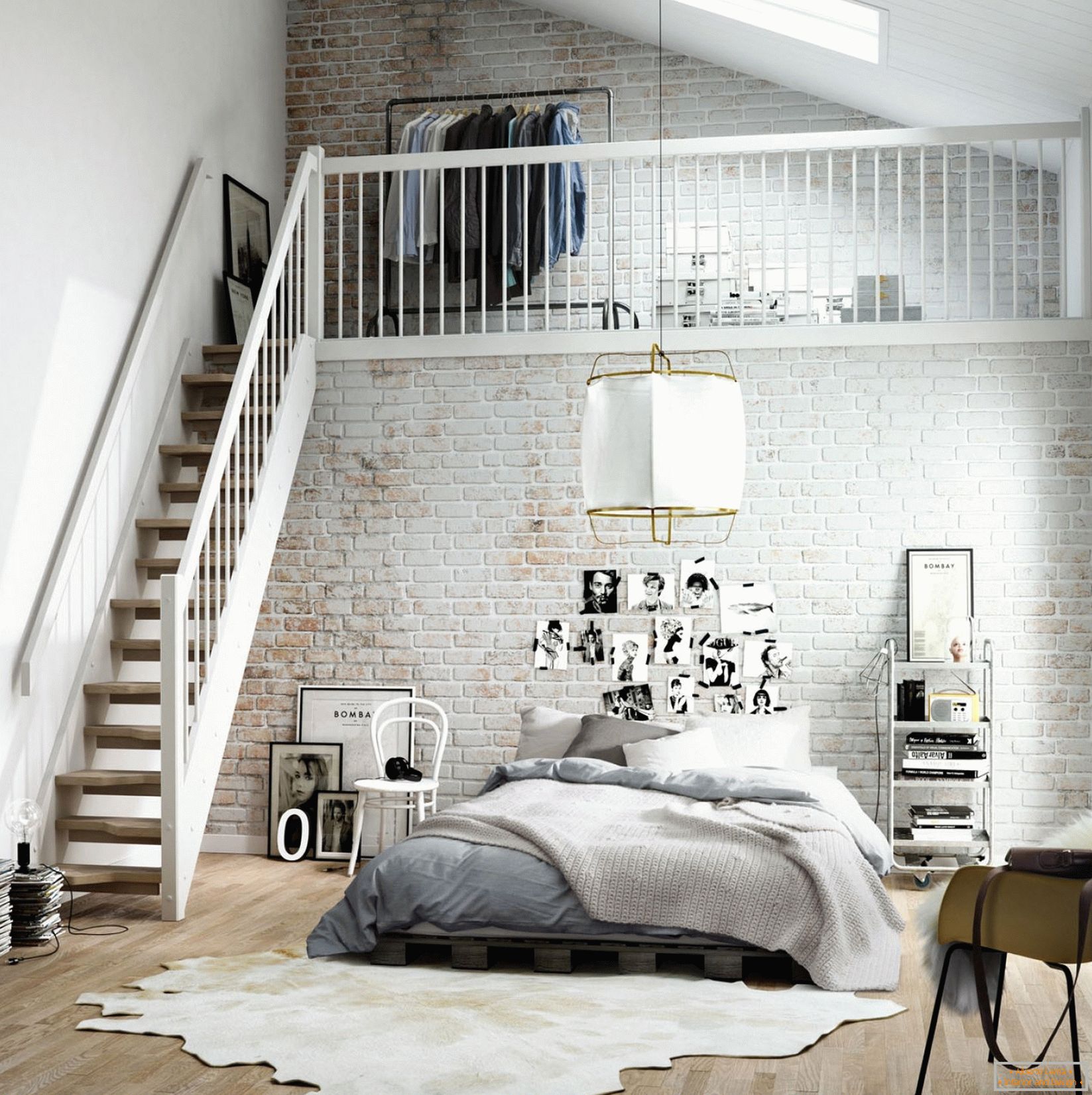 Изборот на бои за спална соба во скандинавски стил