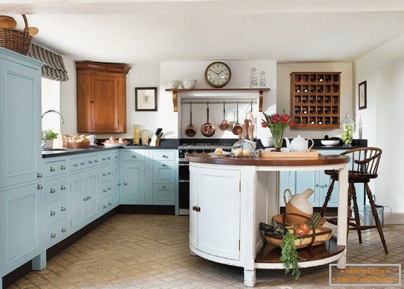 Рустикален стил во кујната