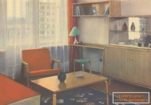Советски мебелв стиле минимализмот 50-60-х
