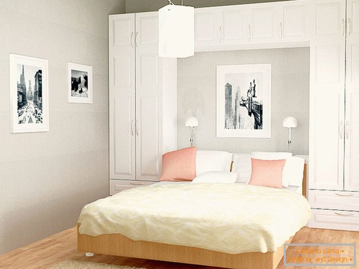 Спална соба во скандинавски стил