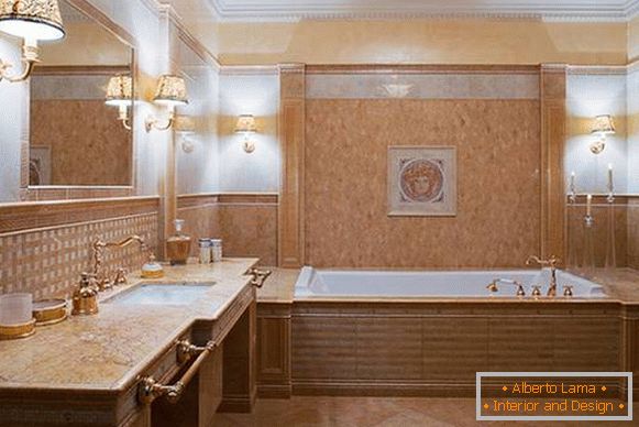 ѕидна светилка за бања во класичен стил, фото 21