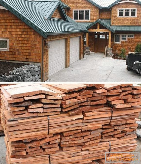 Прекрасни фасади на дрвени куќи - фото трим обвивка