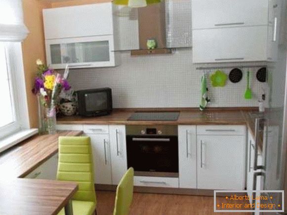 модерен ентериер на мала кујна, фото 9