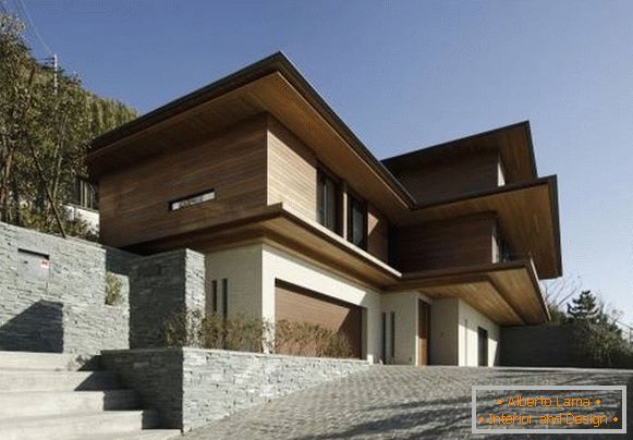 Убав модерен дизајн на трикатна куќа