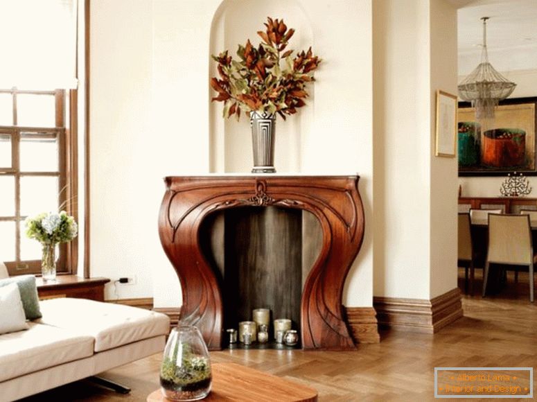 Земја стил во внатрешноста - фотографии од најдобрите идеи