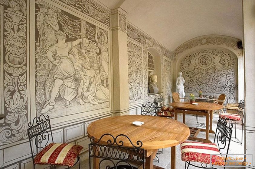Модерно ѕидно сликарство во барокен стил