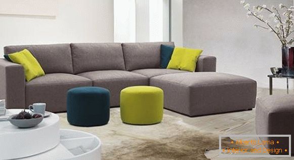 Тапациран мебел - модуларен софа софи