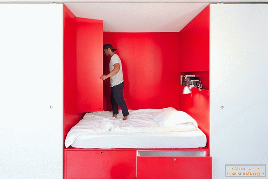 Единствена спална соба за авторскиот проект