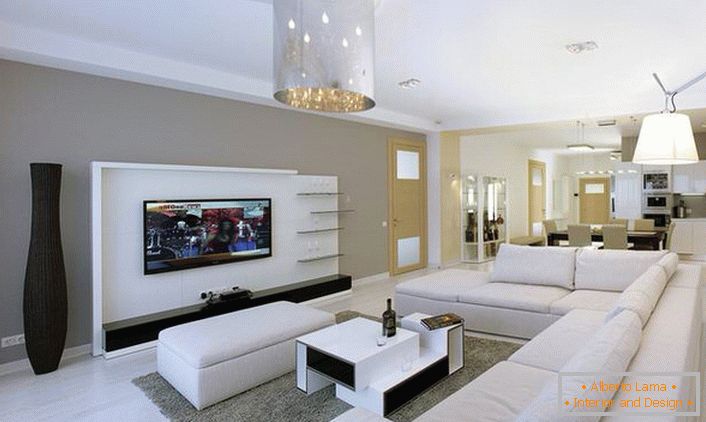 Внатрешни дизајн опции во модерен стил (60 дизајн идеи)