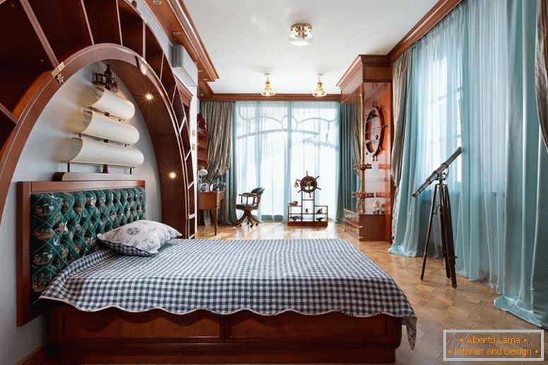 Ексклузивна спална соба направена од дрво