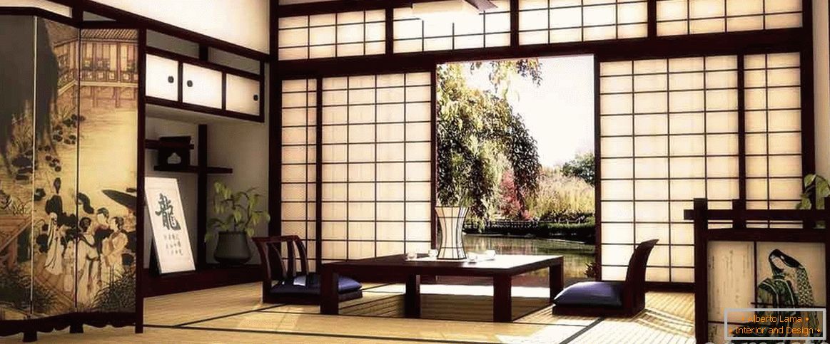 Јапонски стил во внатрешноста на куќата и стан