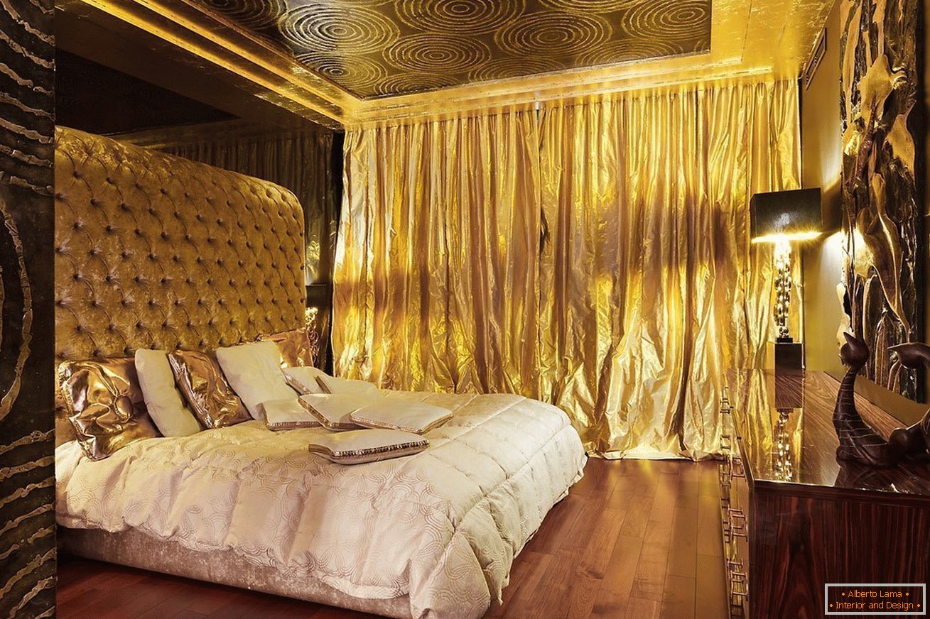 Спектакуларен текстил во спалната соба